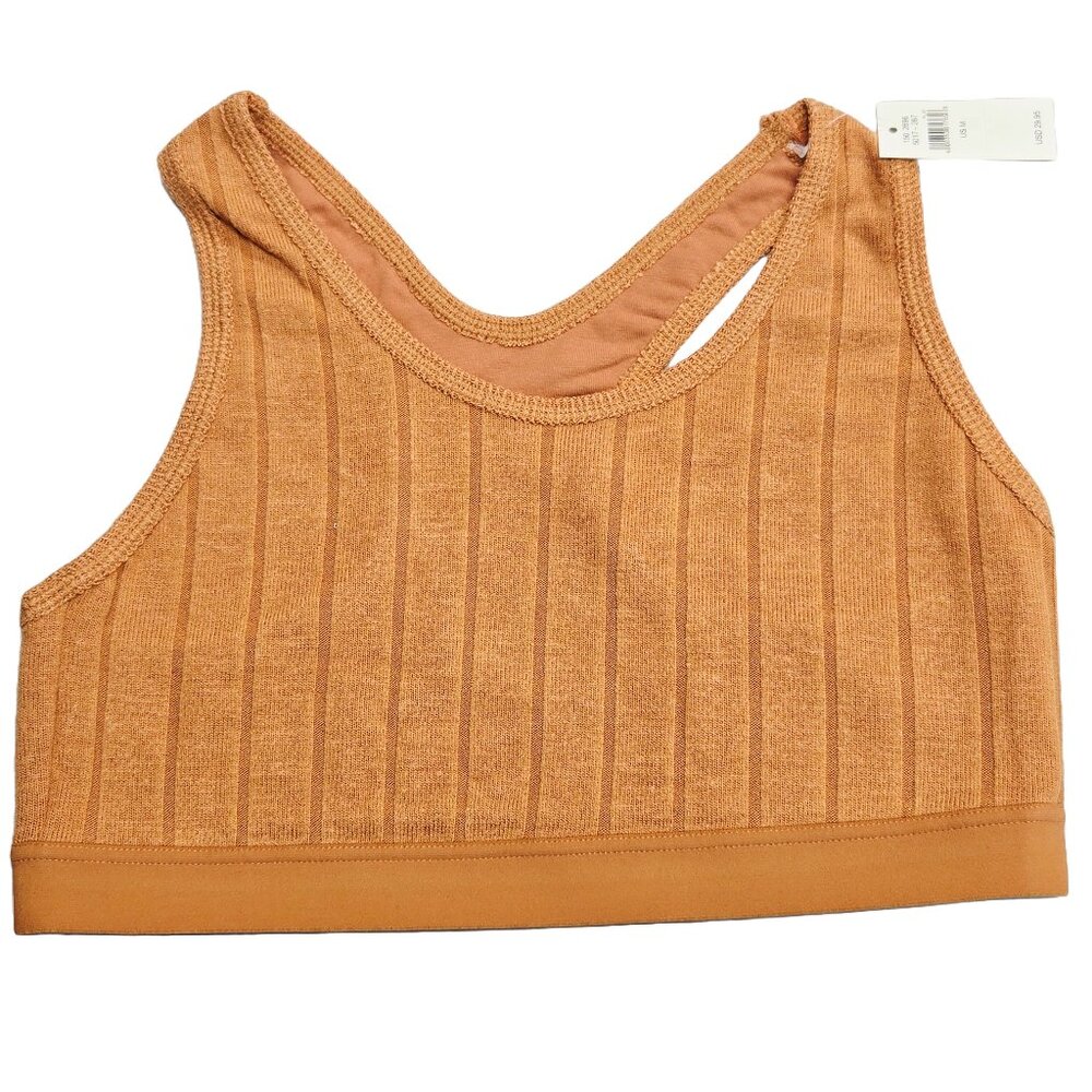 NWT OFFLINE BY AERIE RECHARGE/LEAST SUPPORT RACERBACK SPORTS BRA ORANGE M $30
